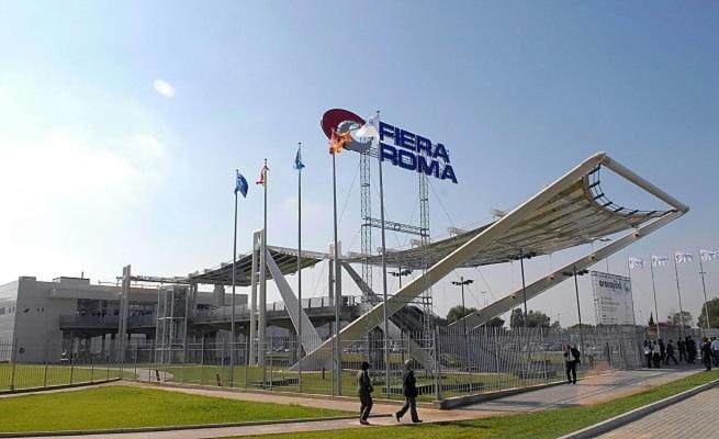 Appartamento Minerva House - Airport And Fiera Fiumicino Esterno foto
