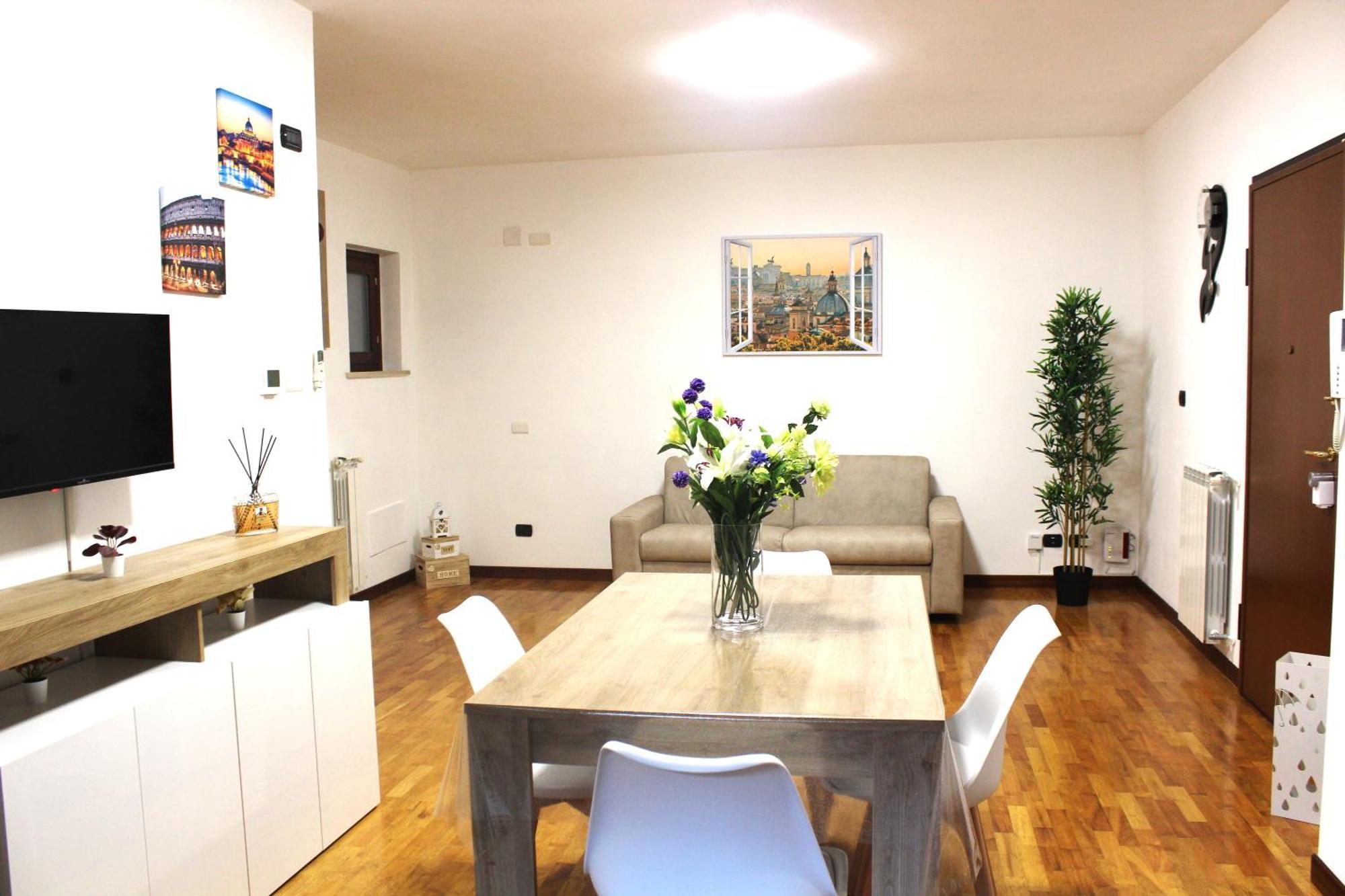 Appartamento Minerva House - Airport And Fiera Fiumicino Esterno foto